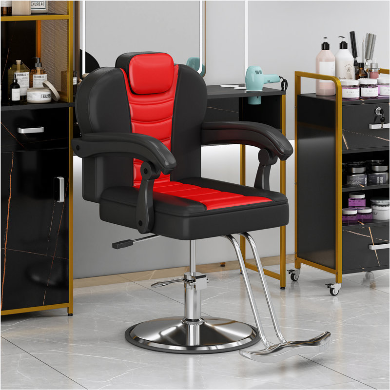 Pour plus de largeur, Similicuir rouge