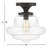 Marah 1-Light Ceiling Light in Oil Rubbed Bronze-1969219231