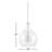 Miguell 1-Light Bowl Pendant with Canopy-1079790222