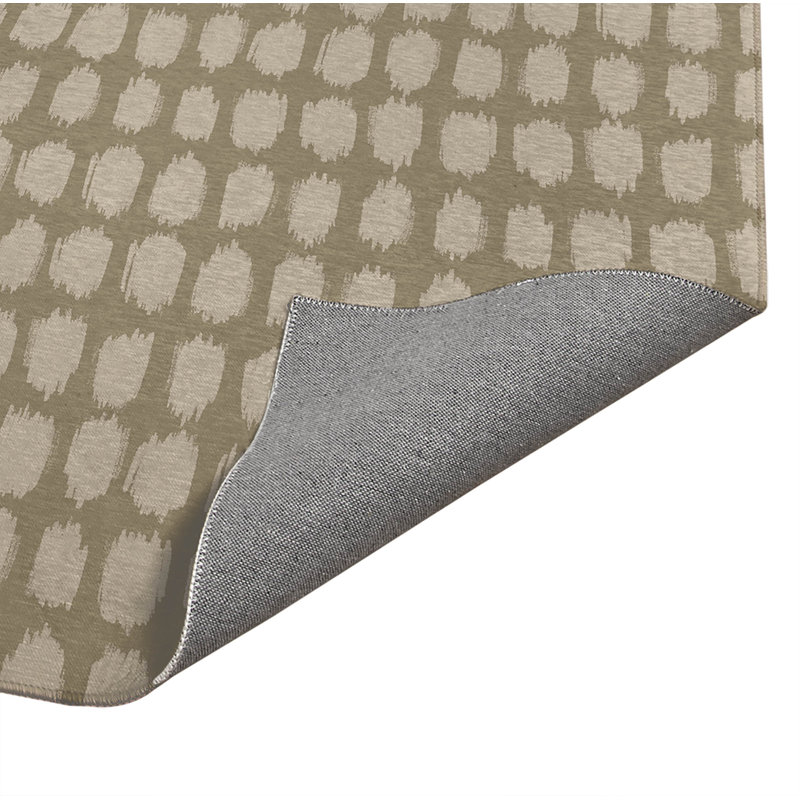 Spotted Ultra-thin Indoor Doormat, 36" W x 60" L, Natural