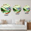 Paysage avec montagnes aquarelles - Horloge murale-729950082