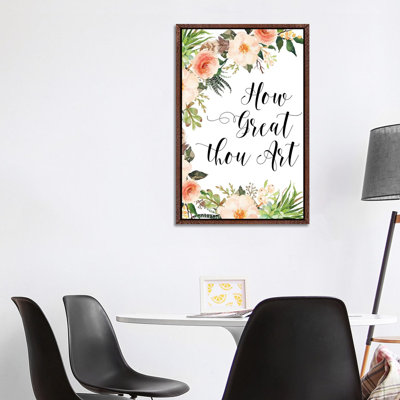 How Great Thou - Print on Canvas