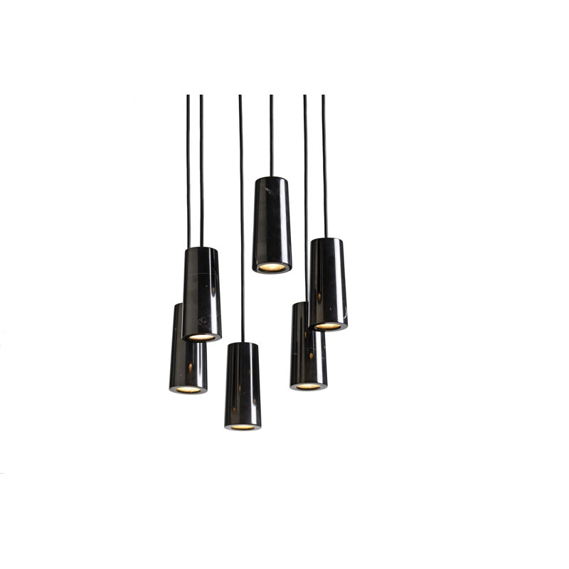 Core 6 - Light LED Pendant, Nero Marquina