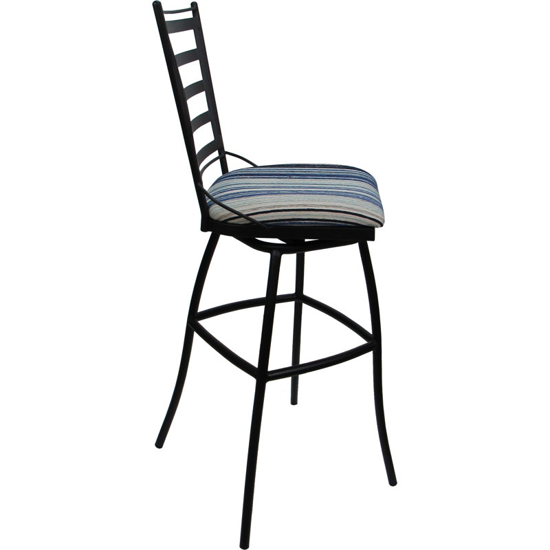 Driftwood Blues sur fond gris, Bleu, Noir