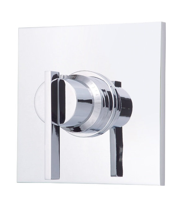 Garniture de robinet de douche thermostatique Sirius, Chrome