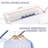 Metal Clothes Drying Rack, Foldable Laundry Rack with Sock Clips
