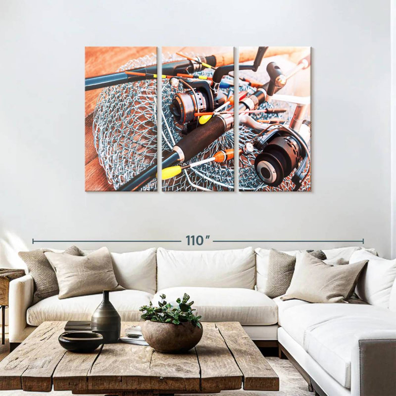 Senne Ready To Fish, 48" H x 74" W