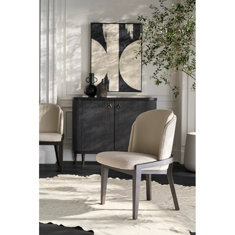 Chaise d'appoint Keira, Tabac, Mastic 3152