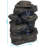 Rocky Falls Weather-Resistant Resin Outdoor Water Fountain with Lights