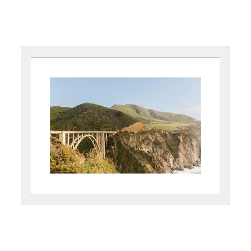 «Bixby Bridge, Big Sur, California» par charmante adorable - Impression sur toile, H 16 po x l 24 po x P 1 po