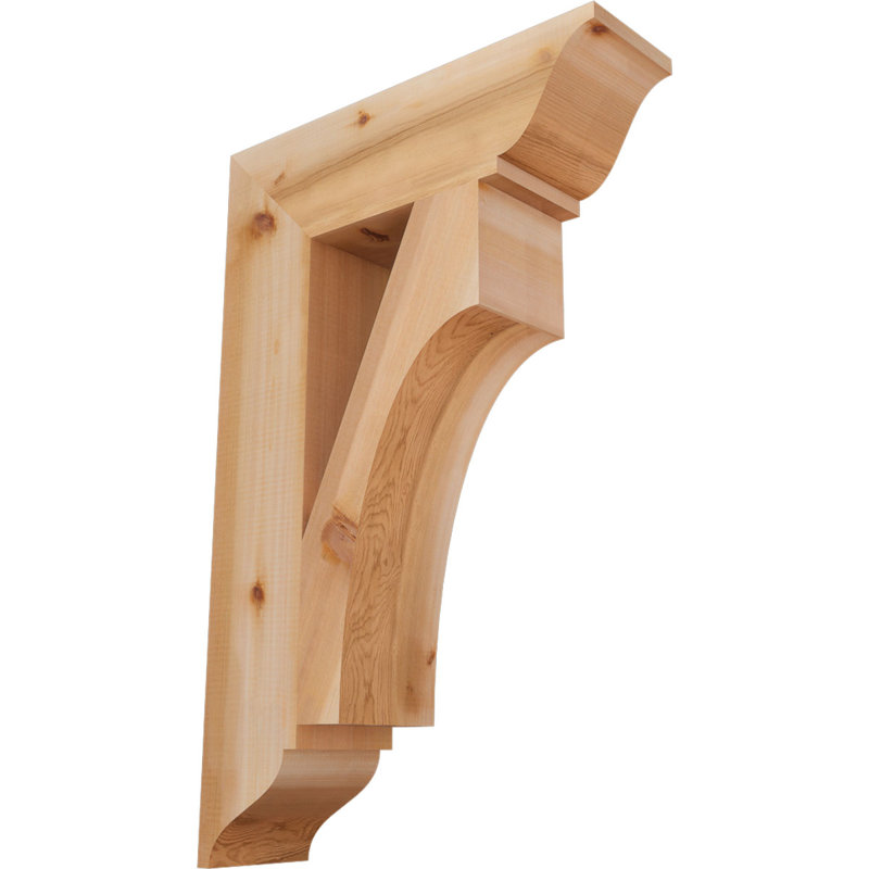 Support traditionnel Westlake, Cèdre rouge de l'Ouest, Lisse, H 34 po x l 5,5 po x P 22 po