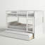 Lit superposé double au-dessus de double avec lit gigogne simple Isiah-63208592-120478551