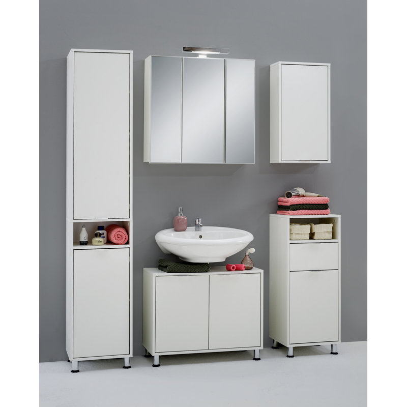 Keomi Freestanding Linen Cabinet