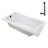 66" x 34" Acrylic Soaking Drop-In Bathtub, Drain Included-97412813