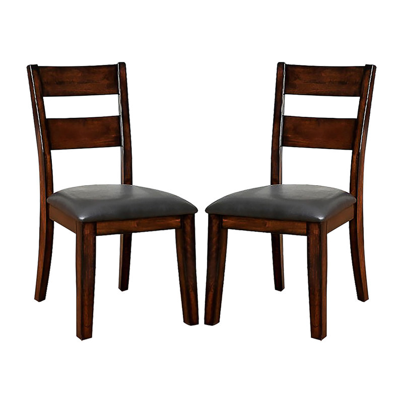 Chaise d'appoint en similicuir Burnes