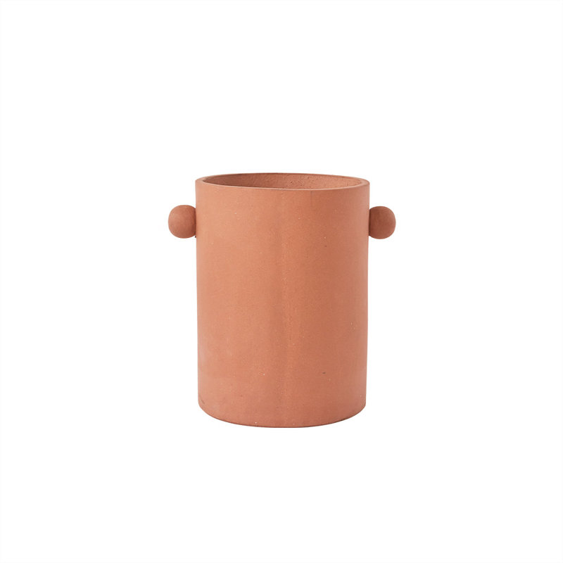 Inka Planter, 16.93" H x 16.73" W x 12.2" D, Natural
