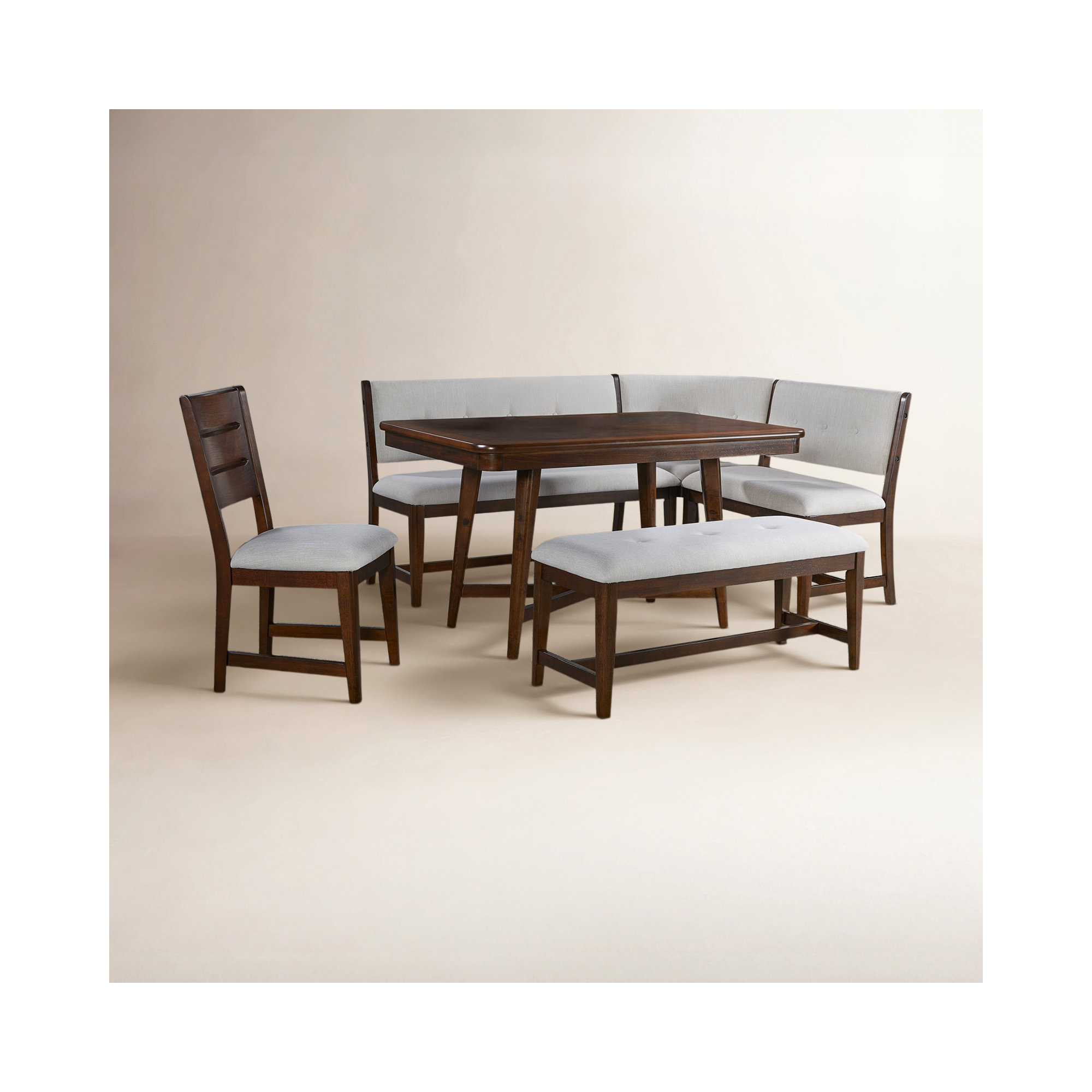 Giddeon 4 Piece Nook Dining Set