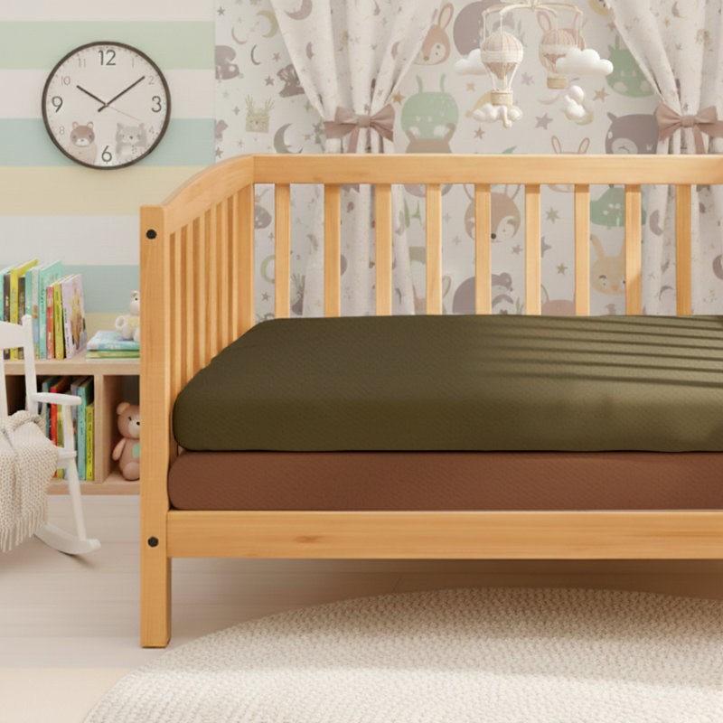 Cotton 2 - Piece Cot Fitted Sheet