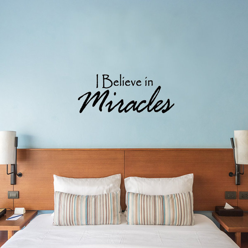 Adhésif décoratif Grasser I Believe in Miracles, H 9 po x l 22 po