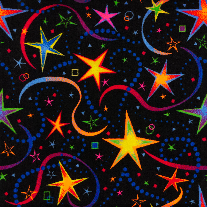 Tapis Neon Lights Have a Blast, Rectangle 12 pi x 7 pi 6 po