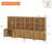 71 Inches Tall Bookcase With Doors, 5-Tier Bookshelf With Storage Cabinet For Home Office, Living Room, 142" Wide, 4 Column-1389565734-1389565752