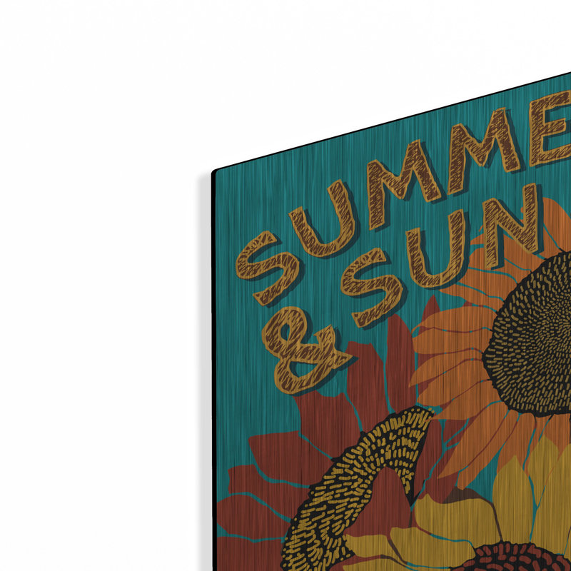 Luxe Art «Summer and Sun» par Art Licensing Studio, art mural, H 24 po x l 16 po