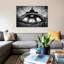 Eiffel Apocalypse B And W by Sebastien Lory - No Frame Print on Canvas-42161558