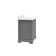 Derby 30" Carrara White Marble Countertop Bath Vanity with Faucet and Mirror