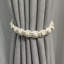 Solid Wood Bead 47.25'' Curtain Tieback