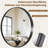 Wall Mirror Deep Framed Bathroom Mirror Wall Mounted Round Mirror,-565746244-565746245