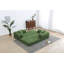 Canapé-lit convertible avec coussin cylindrique - Coussin pliant en velours côtelé avec cadre de forme fixe pour le salon, la chambre à coucher, le salon, le studio-1462914282