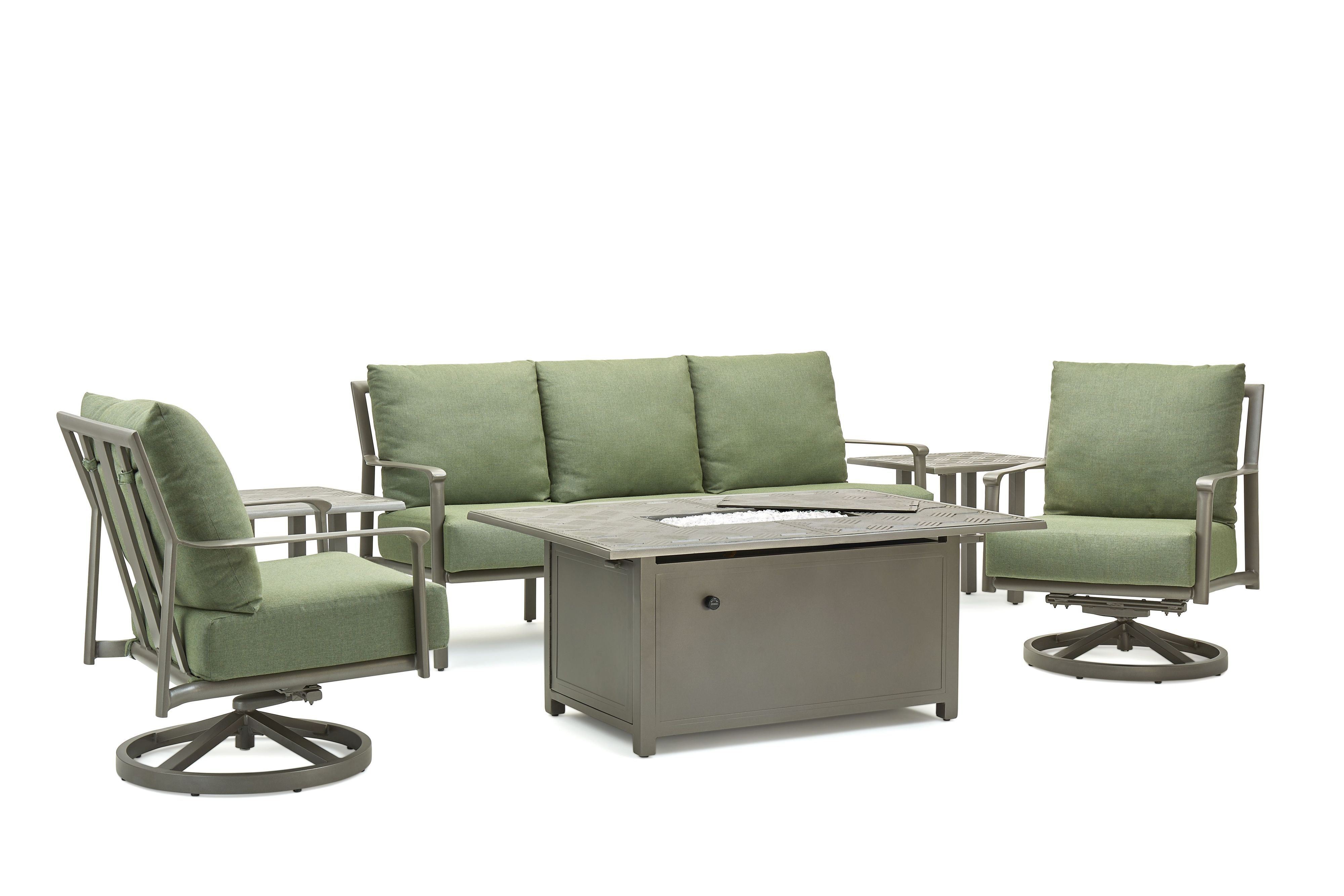 Winston Aspen Cushion 6 Piece Seating Set with Lounge Seating, Side