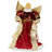 12 " Abstract Fabric Angel Tree Topper