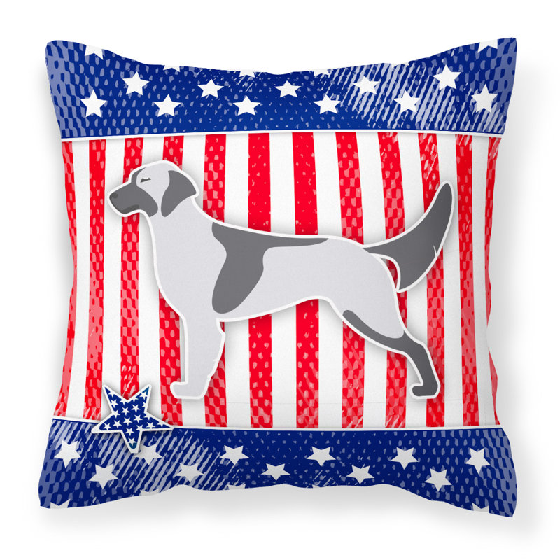 Coussin intérieur/extérieur Patriotic, H 18 po x l 18 po x P 3 po