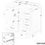 Base d'armoire de salle de bain grise, 6 tiroirs, cloison multifonctionnelle, meuble-lavabo en bois massif 36 po, gris, tablette réglable, fabrication-1259961960
