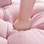 Méridienne moderne rose, coussin moelleux, coussins amovibles, lit de 55 po en méridienne avec coussins amovibles et siège de soutien