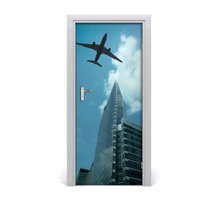 Plan Over The City Door Decal