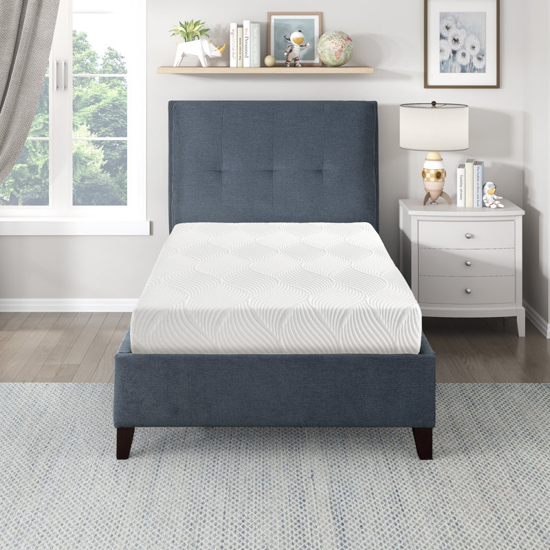 Gallardo 10" Modern & Contemporary Extra Long Twin Gel-Infused Memory Foam Mattress with Breathable Tencel Cover