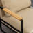 Leather Accent Chair Guest Chair for Living Room, Mid Century Armchair for Bedroom-106447097