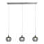Susana 3 - Light Nickel Dome Pendant