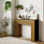 Console 47 po en bois moderne, table d'entrée, table de canapé - Design rustique et contemporain