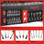 Ensemble de tournevis magnétique 39 pièces Stalwart - Ensemble d'outils avec embouts et tournevis électrique - Tournevis avec support de rangement - Outils de rénovation