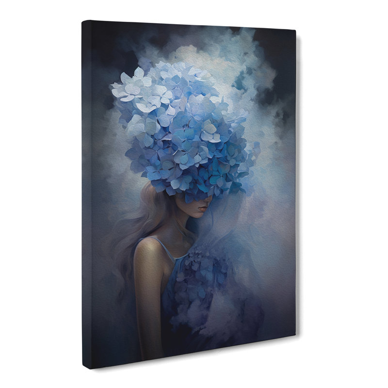 Hydrangea Conceptual - No Frame Print, 60cm H x 40cm W x 3cm D