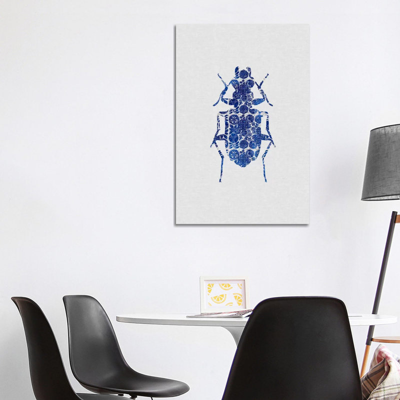 Blue Beetle II by Orara Studio - Wrapped Canvas Gallery-Wrapped Canvas Giclée, 101.6 cm H x 66.04 cm W x 1.91 cm D