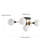 5-Lamp White Spherical Dimmable Iron Ceiling Light