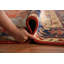 Grand tapis indien traditionnel géométrique 10 x 14