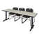 Neyland Cain T-Base Training Seminar Table & 3 Zeng Stack Chairs
