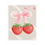 Plaque murale féminine avec perles de fraise, design par Jesse Keith