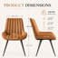 43.7 cm H Full Back Side Chair-549544689