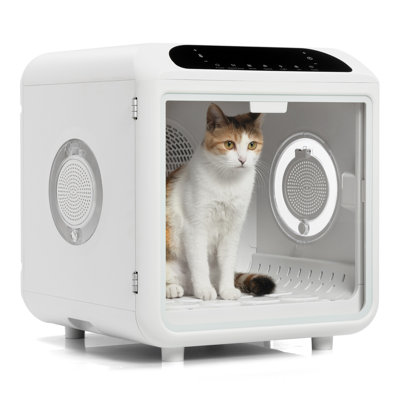72l Automatic Pet Dryer Box - Ultra Quiet Smart Temperature Control For Cats & Dogs | Touch Panel & App Operated Large Grooming Blower